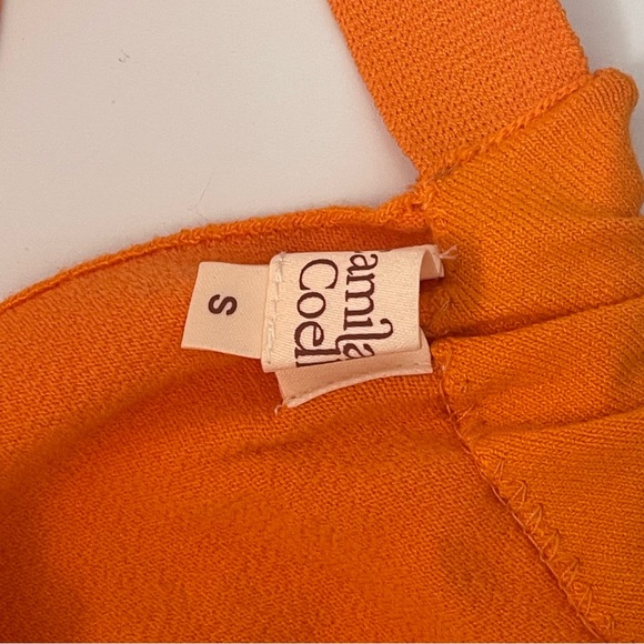 Camila Coelho Dominic Top Orange Size Small - Picture 4 of 4